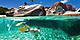 British Island Gorda Baths Woman Snorkeling