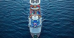 Aerial View of Symphony of the Seas