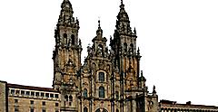 Cathedral of Santiago de Compostela. Spain.